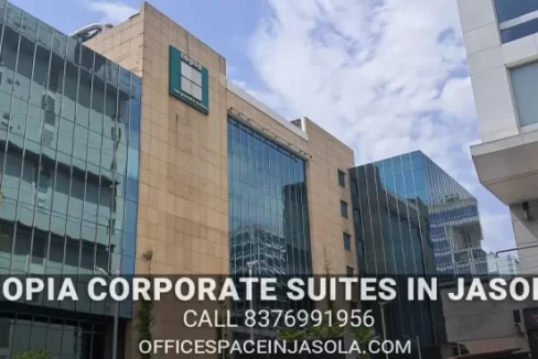 Proximity view of Jasola Apollo Metro Station from Copia Corporate Suites building.