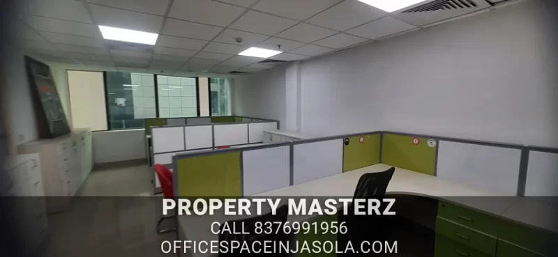 Striking exterior of baani corporate one jasola commercial space.