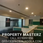 Iconic exterior view of premium office space in dlf tower jasola for sale.