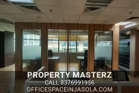 Premium glass manager cabin in copia corporate suites jasola sale.