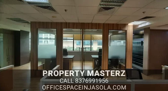 Premium glass manager cabin in copia corporate suites jasola sale.