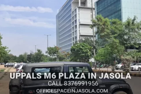 Fully furnished modern office space for rent in Uppals M6 Plaza Jasola South Delhi.