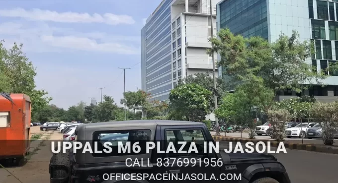 Fully furnished modern office space for rent in Uppals M6 Plaza Jasola South Delhi.