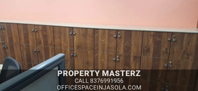 Smart biometric access control in premium office space for sale in jasola.