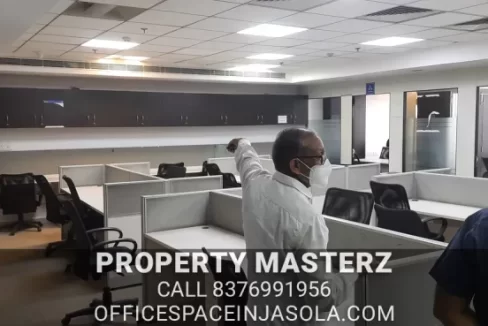 Premium office space for sale in south delhi jasola with skyline views.
