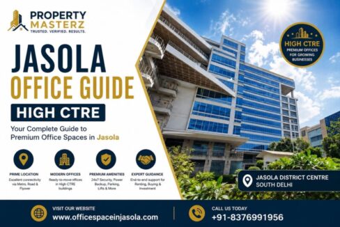 High CTRE office space in Jasola District Centre by Property Masterz